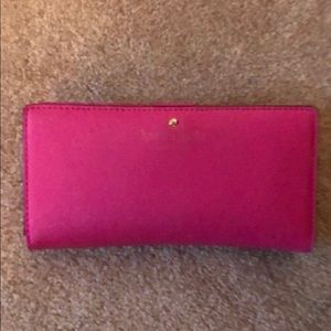 Pink Kate spade wallet